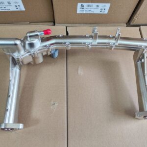 Cold and hot water link pipe for Land Rover Jaguar 5.0L engine, aluminum alloy construction