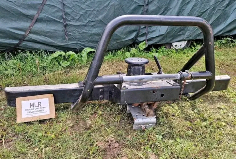 Land Rover Defender Capstan Superwinch bull bar & bumper - Image 2